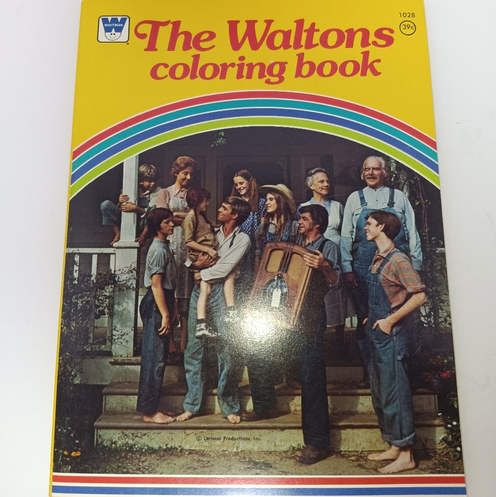 The Waltons Coloring Book - Yellow Cover